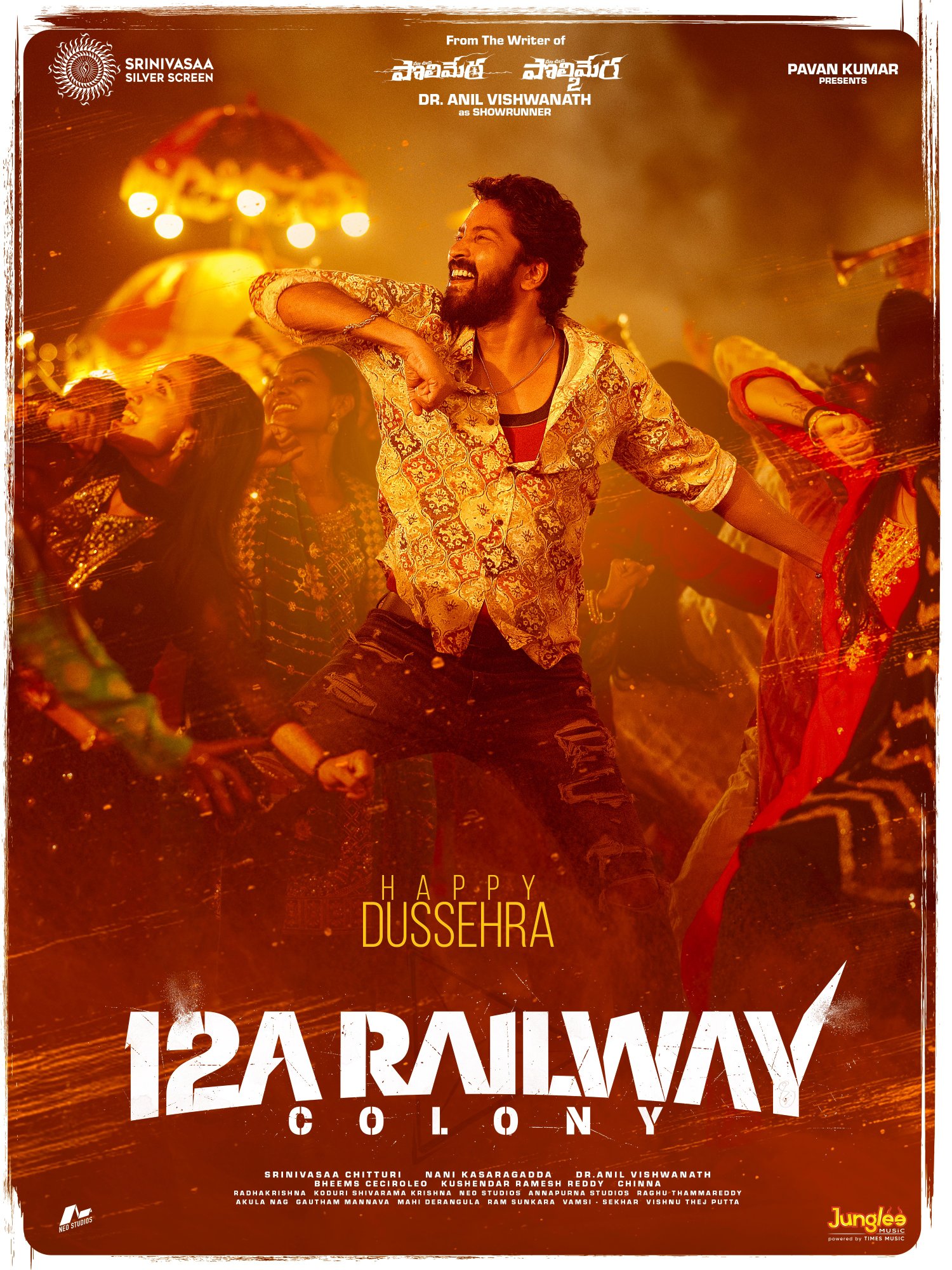 12A Railway Colony team Dussehra celebration greetings