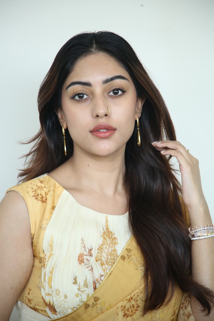 Anu Emmanuel radiant in golden elegance and charm