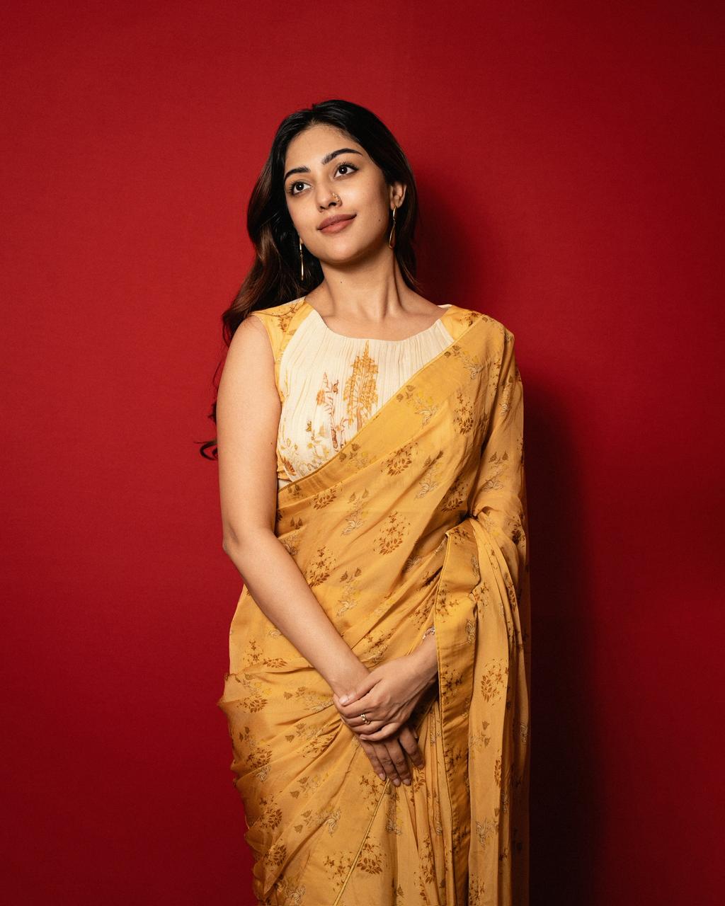 Anu Emmanuel blending timeless saree style with confidence