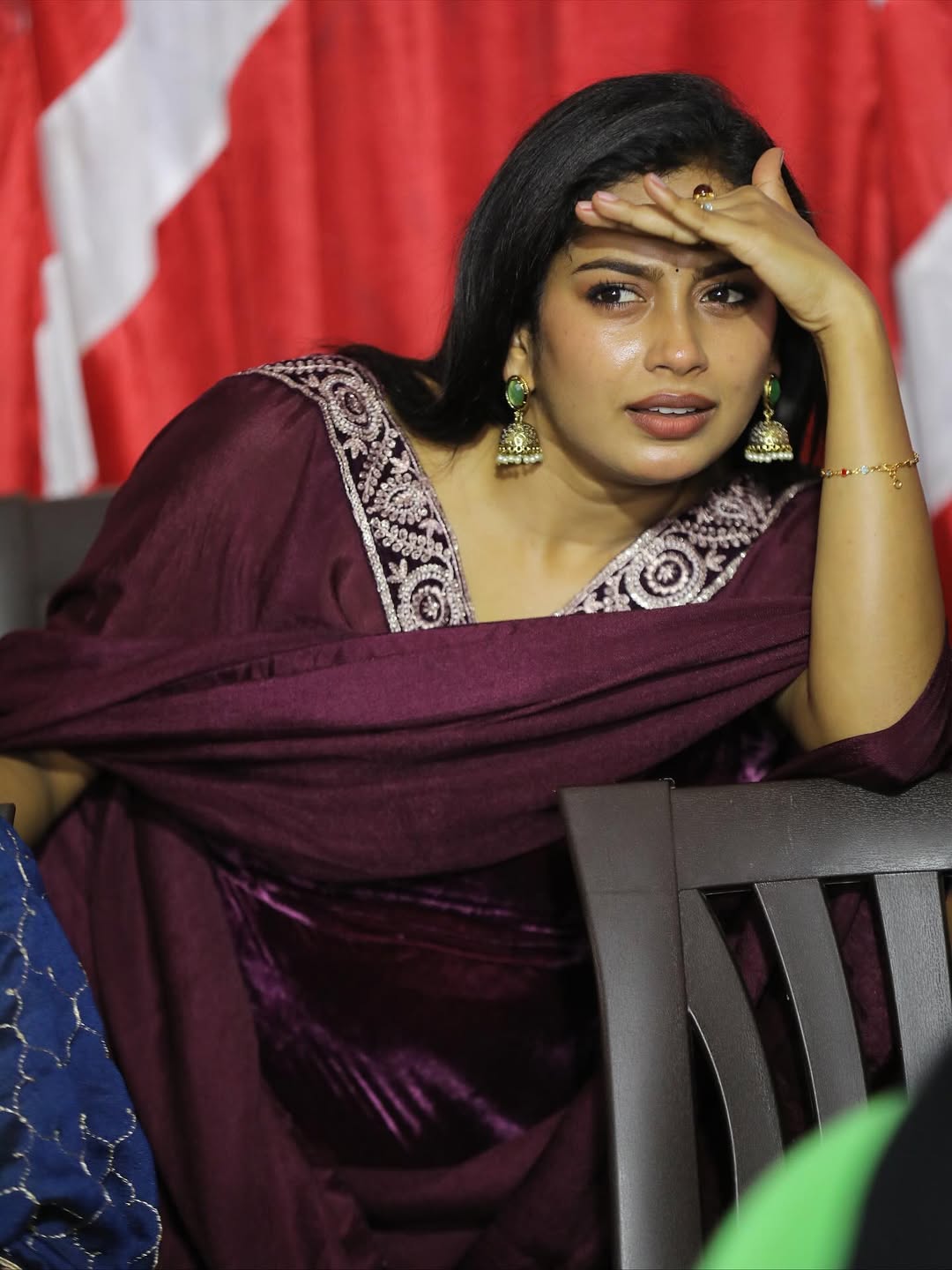 Swathi Konde glowing with poised elegance and vibrant style