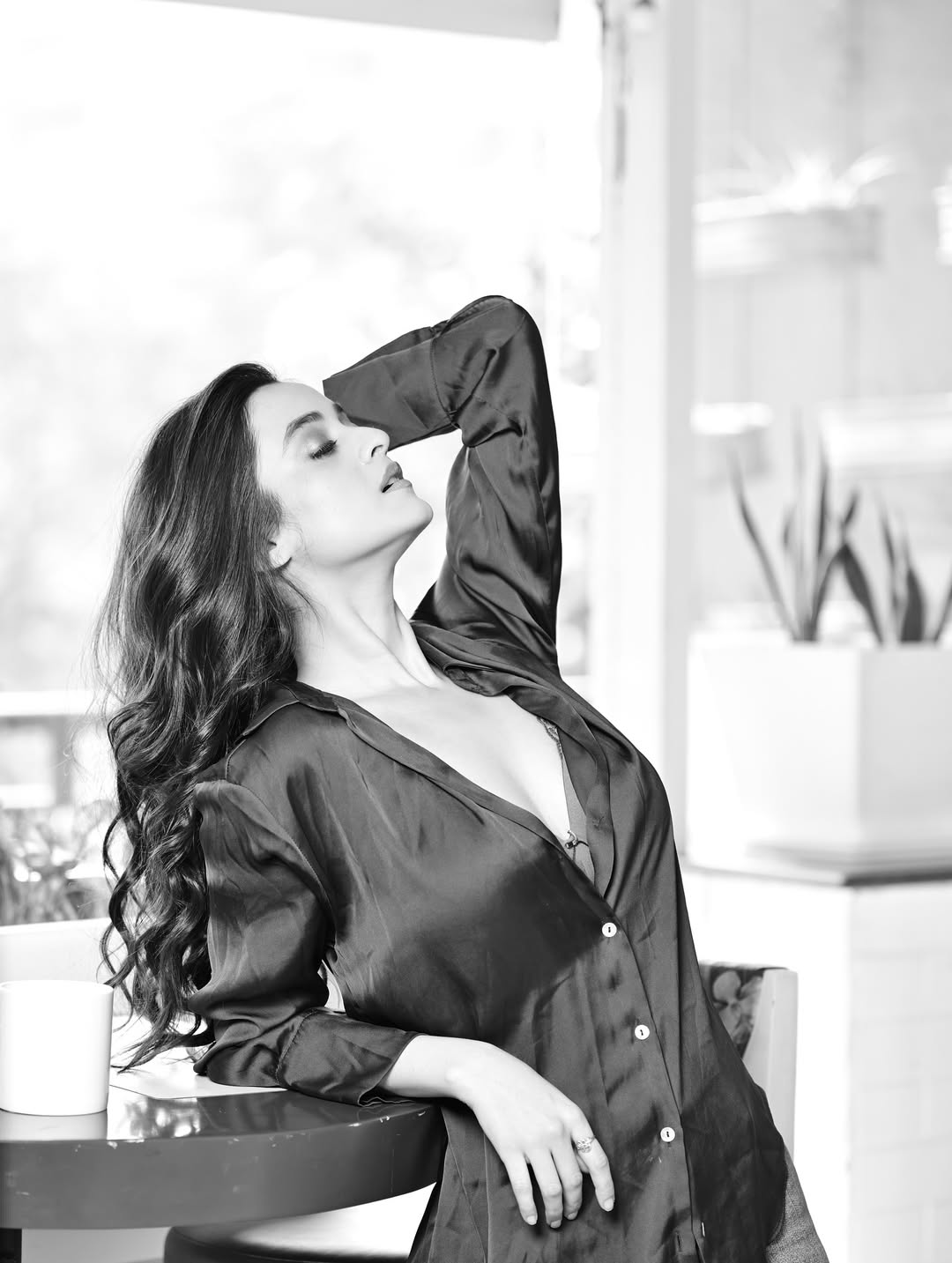 Darshana Banik stunning in satin with effortless attitude