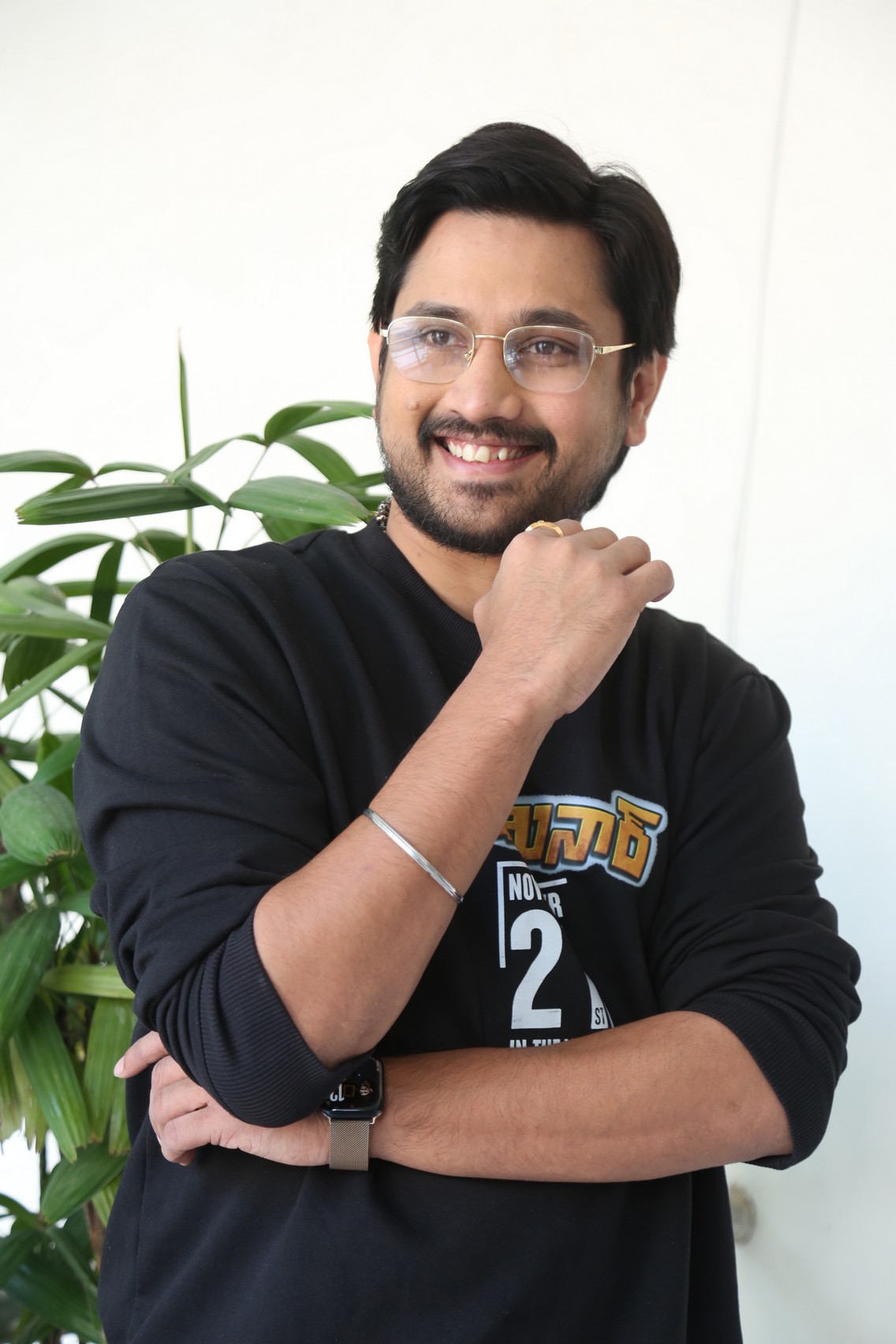 Raj Tarun winning smile with cool casual look