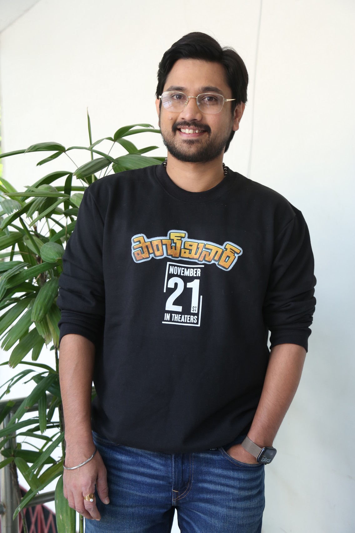 Raj Tarun relaxed charm with stylish casual flair