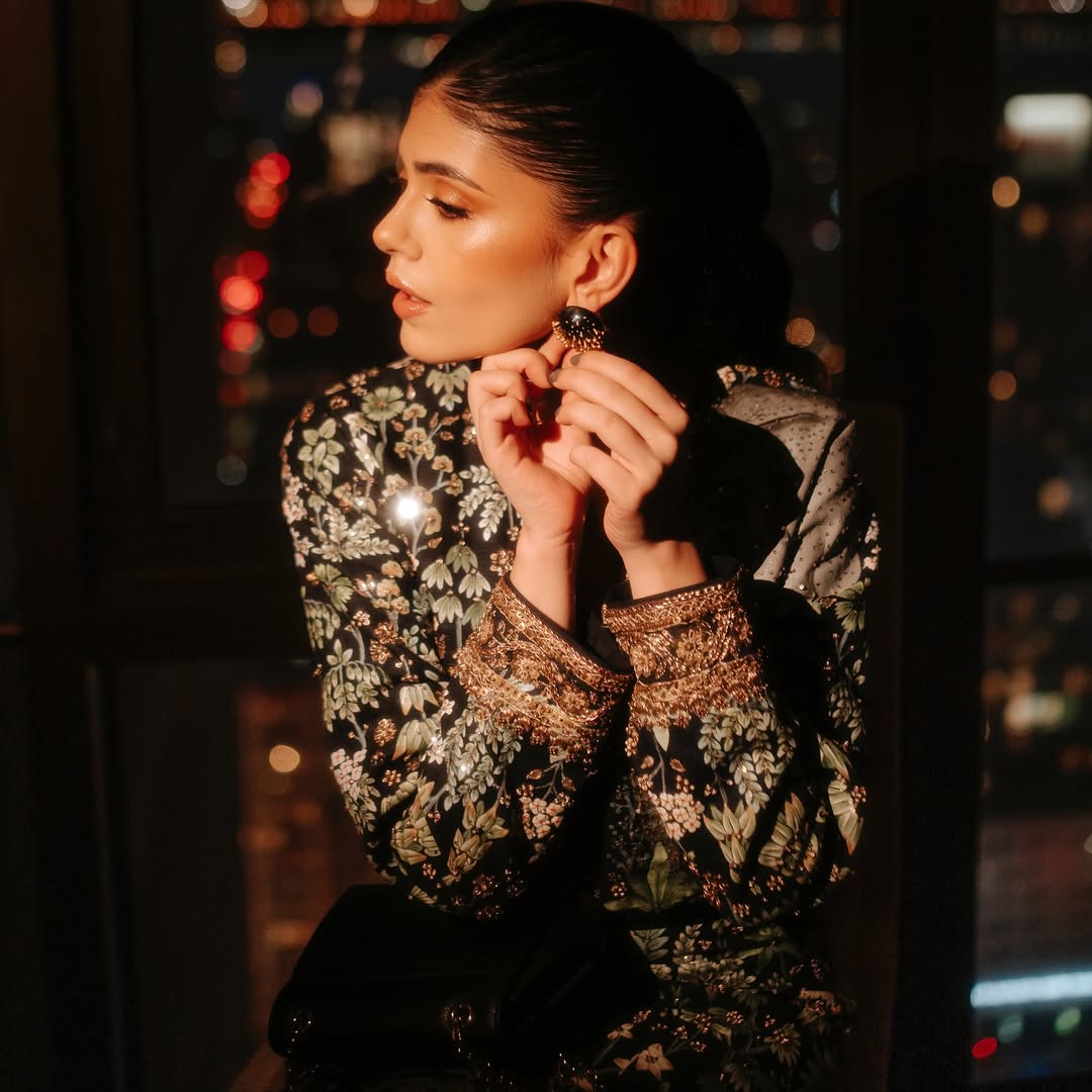 Sanjana Sanghi shining bright in elegant floral blazer