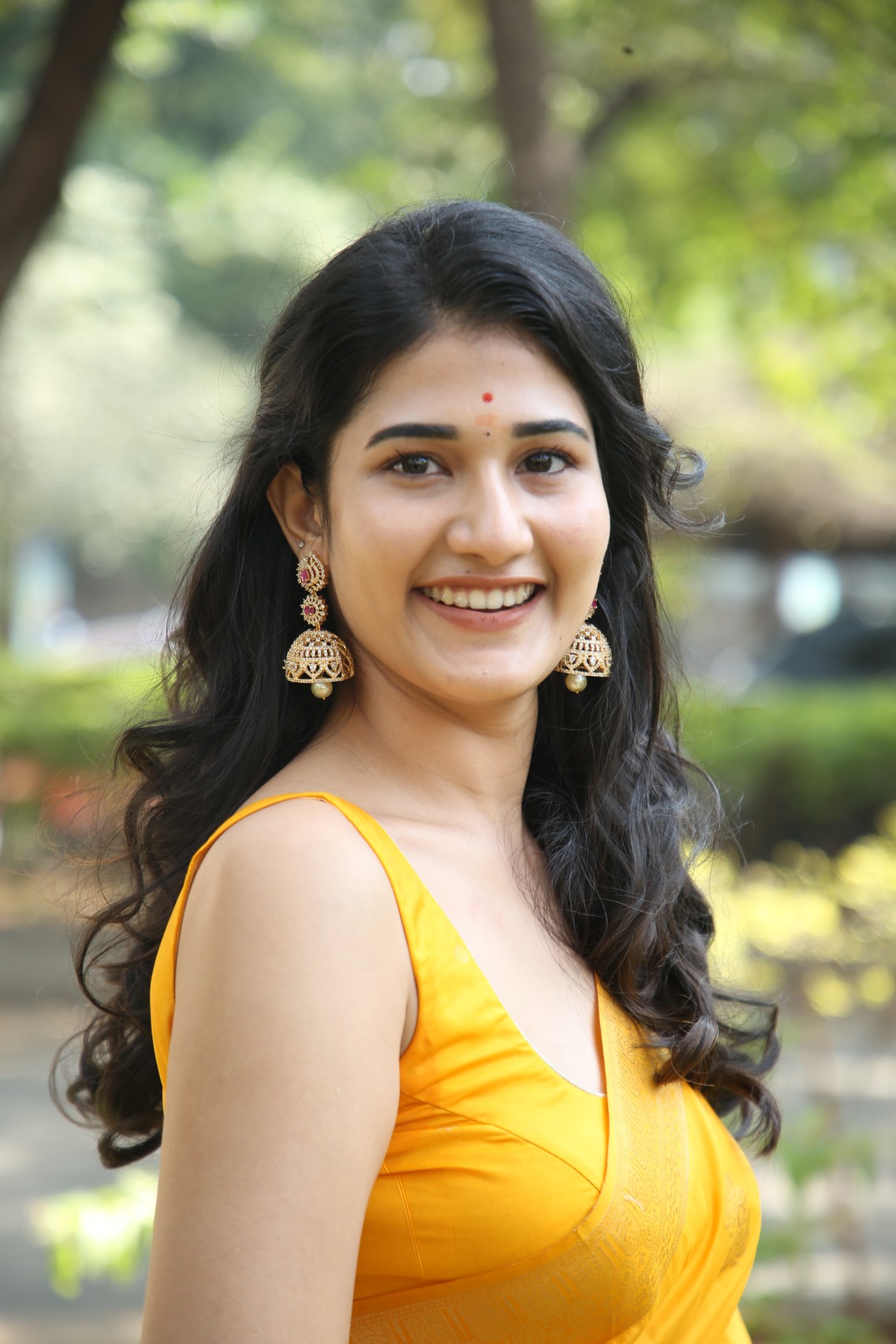Amrutha Chowdary showcasing timeless elegance with modern charm