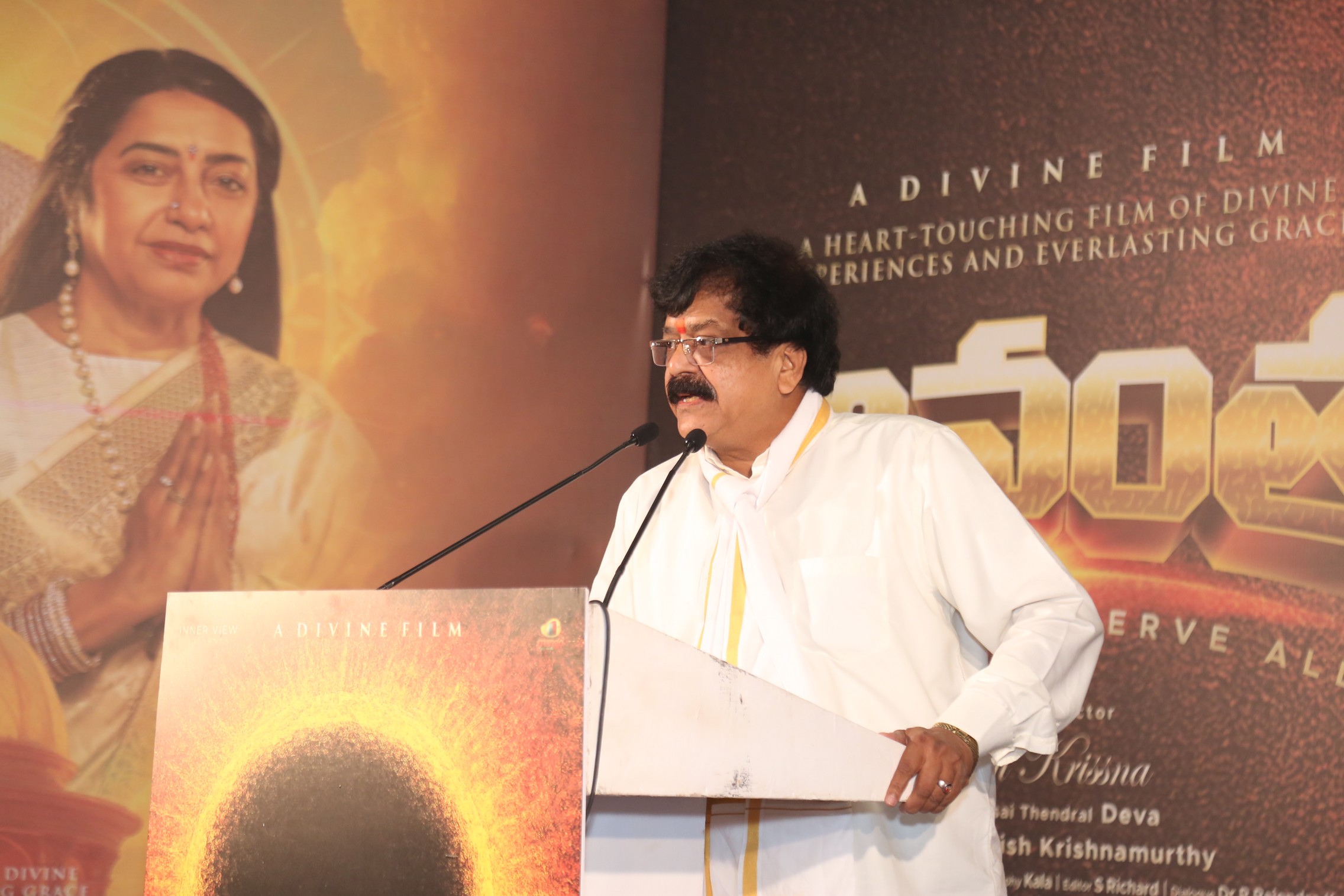 Rajendra Kumar delivering speech