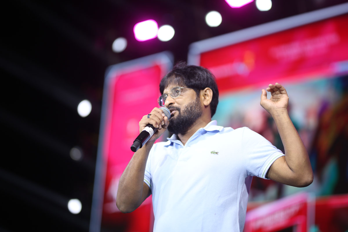 speaker delivering official address