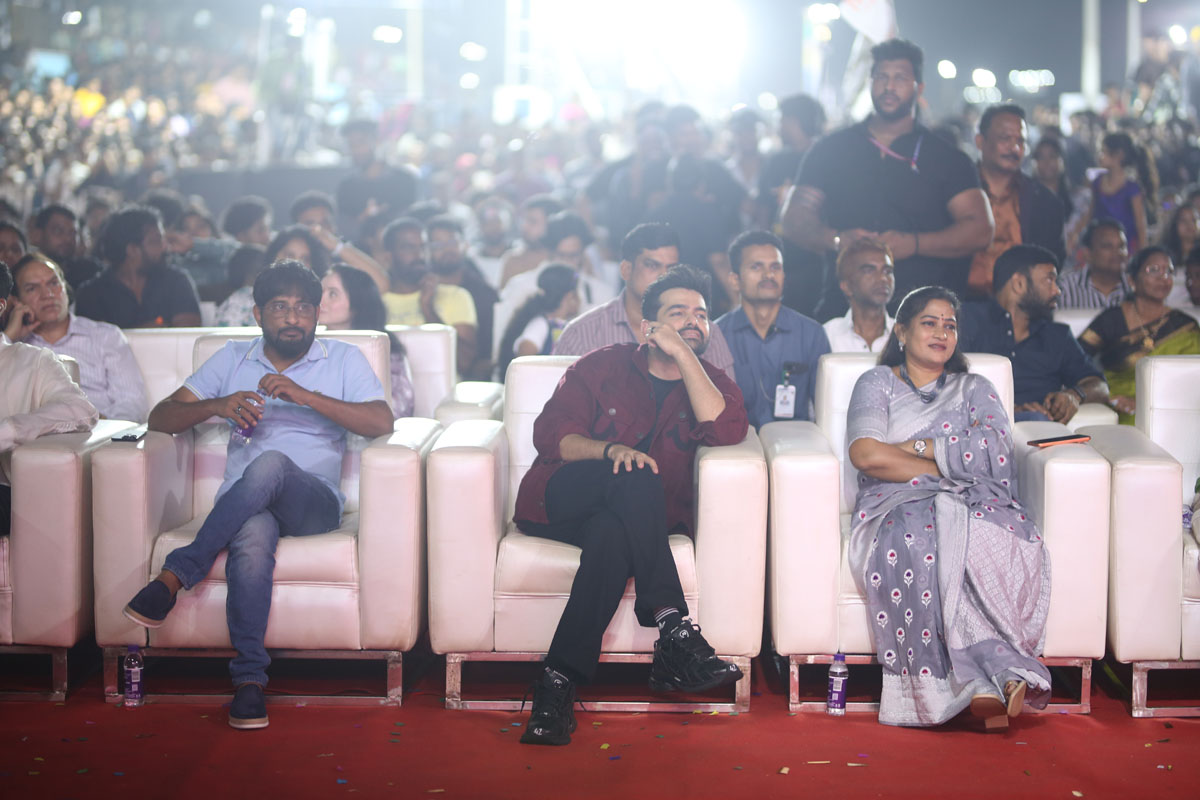 guests seated in a group at event