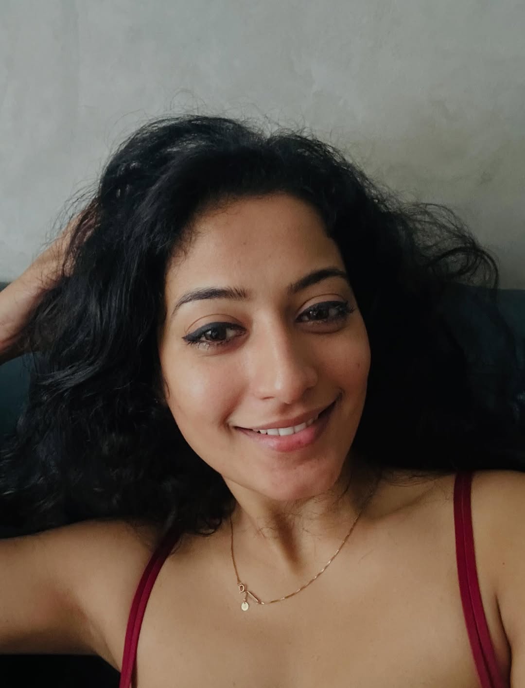 Anjali Nair showcasing radiant smile with effortless chic vibe