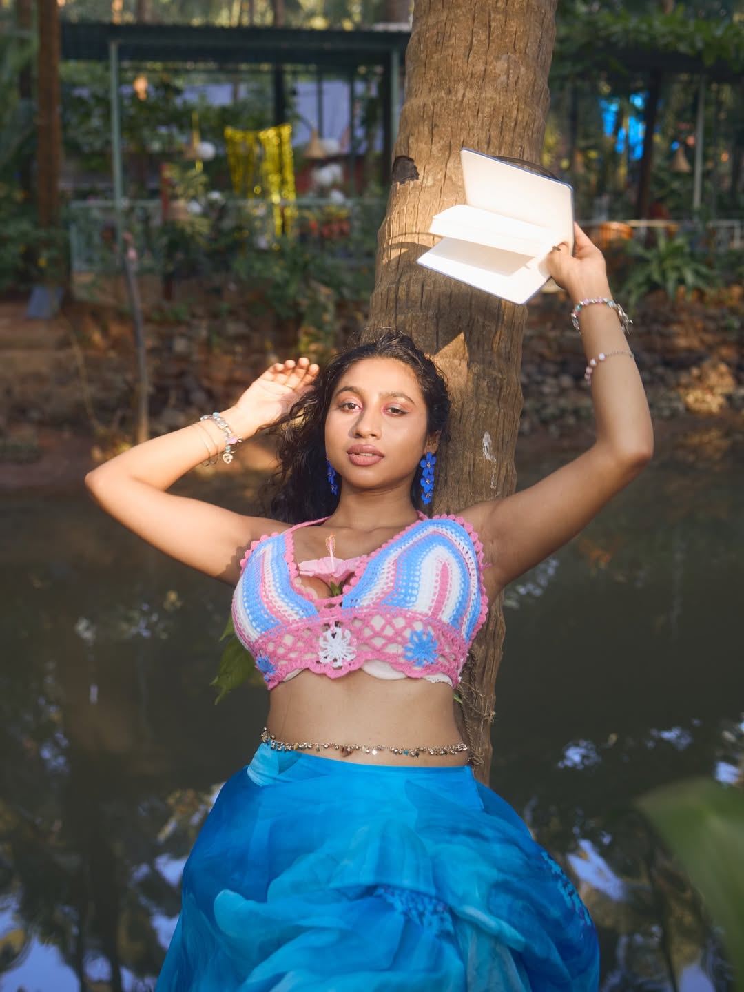 Anjana Mohan stunning with colorful playful charm