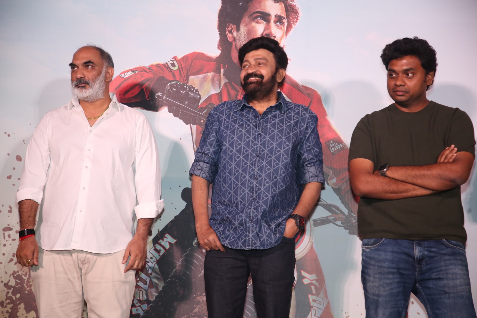 Vamsi Krishna Reddy Dr Rajasekhar Abhilash Reddy posing together