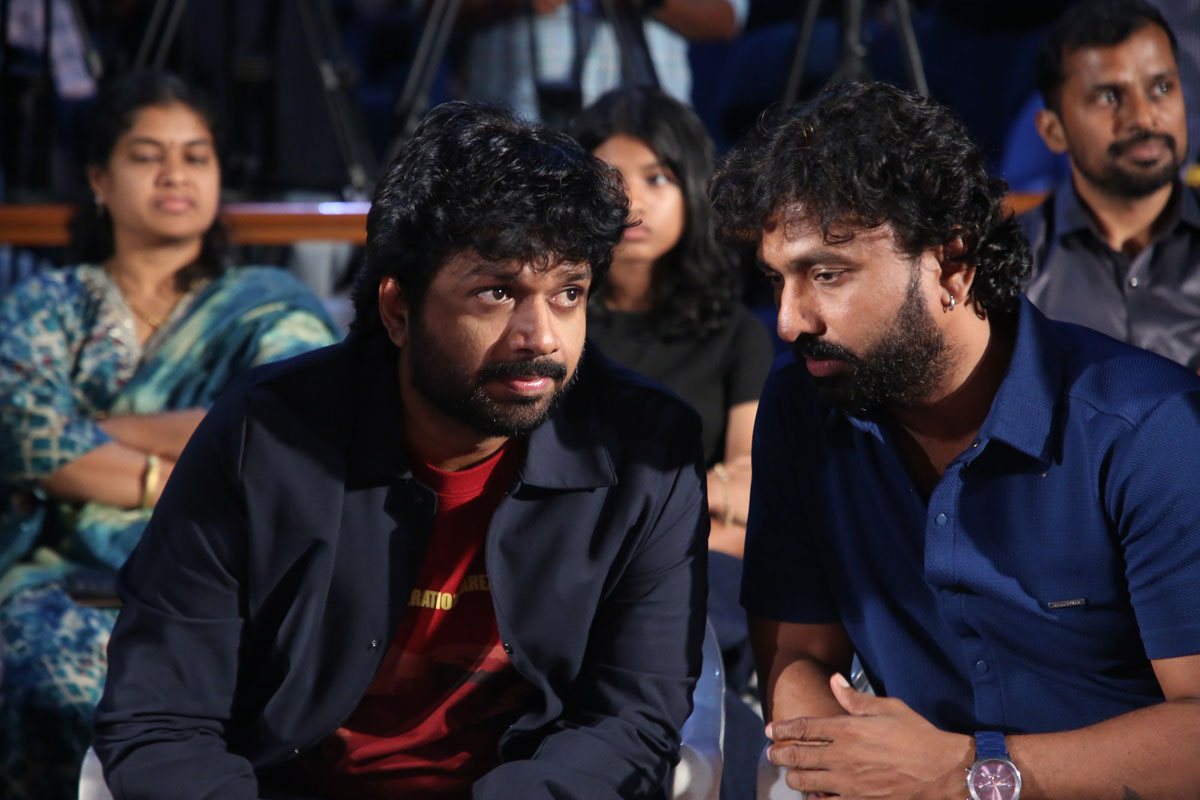 Anil Ravipudi and Abhinaya Krishna in discussion