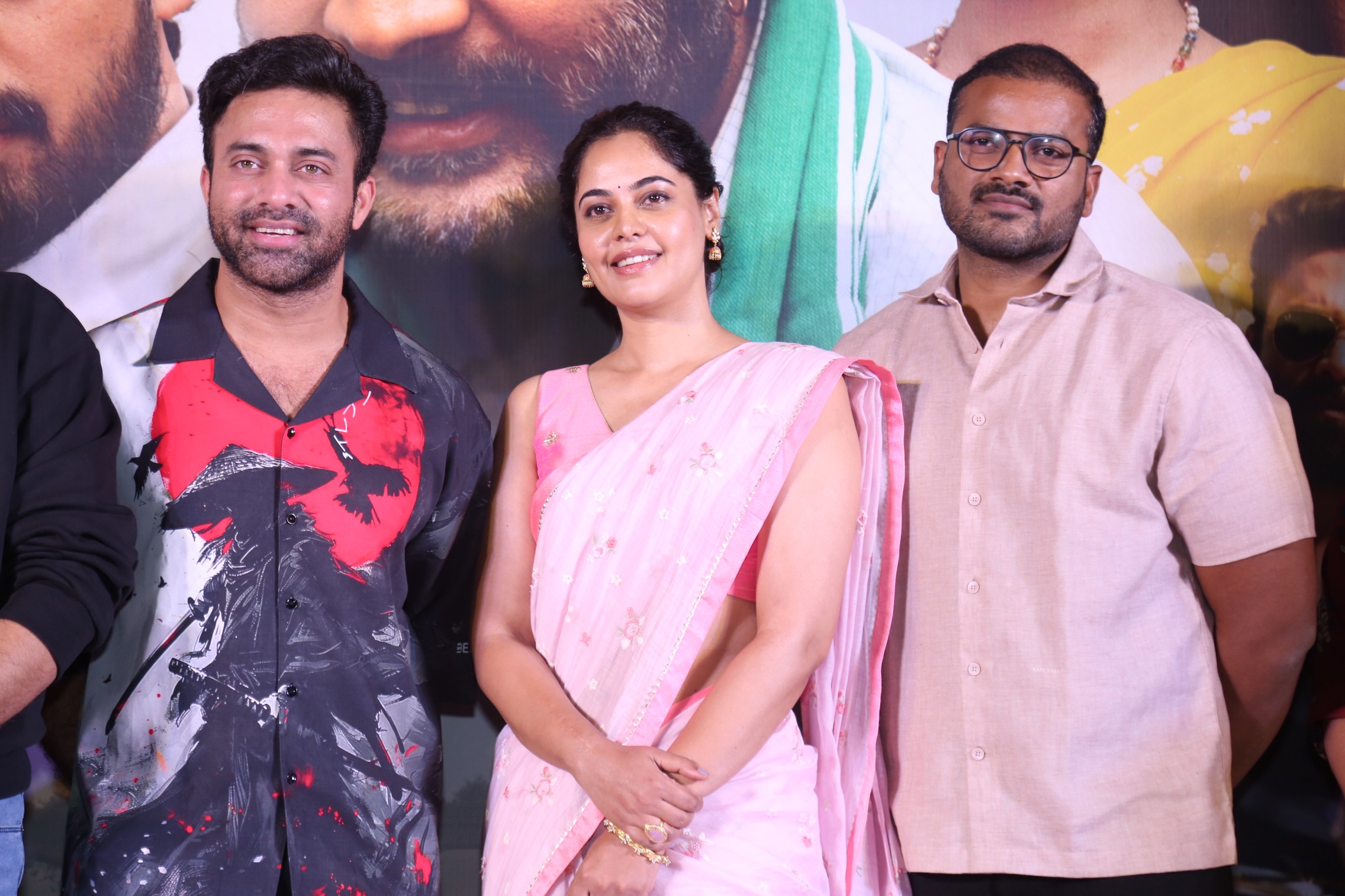 Navdeep Bindu Madhavi Murali posing together