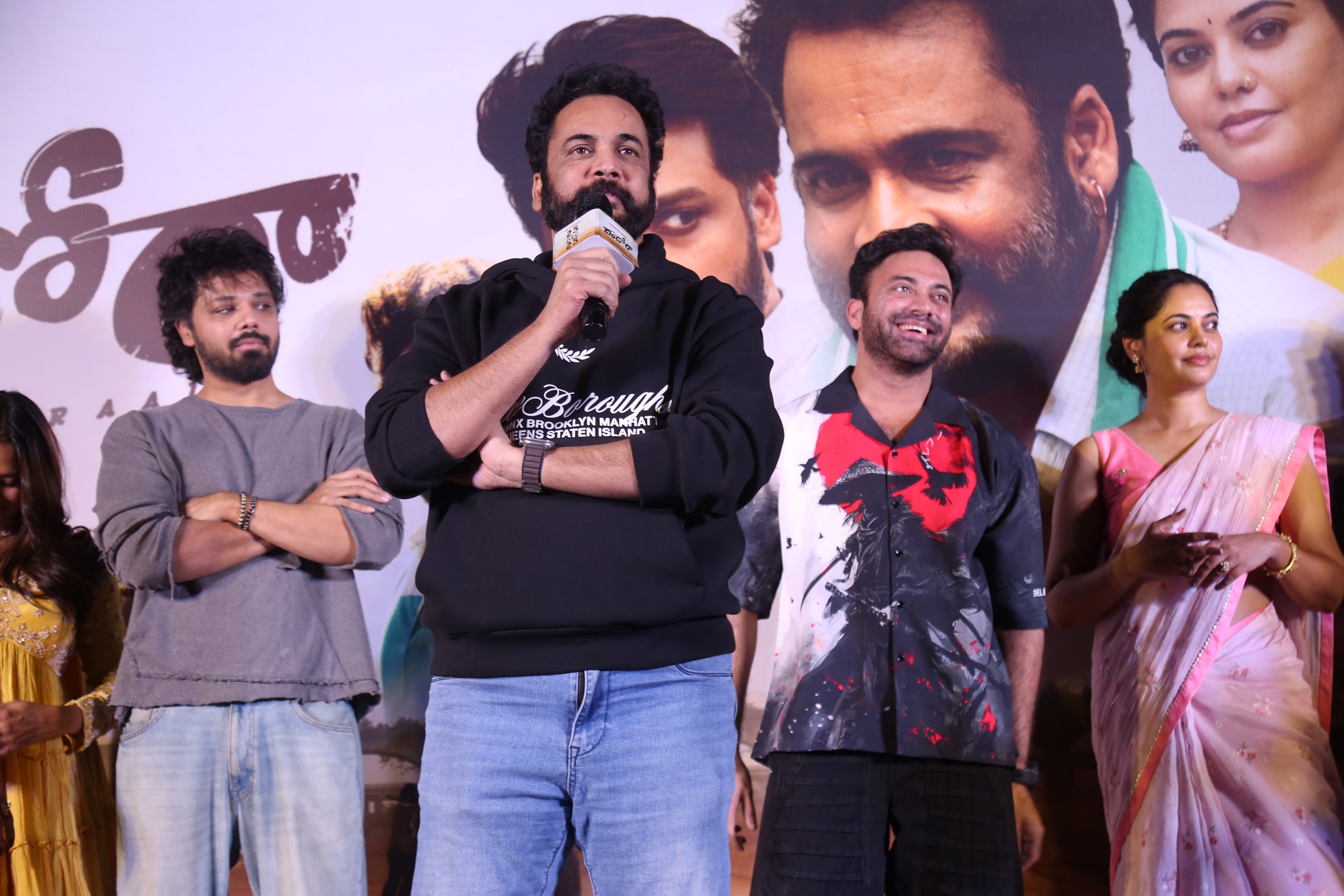 Shivaji giving stage speech