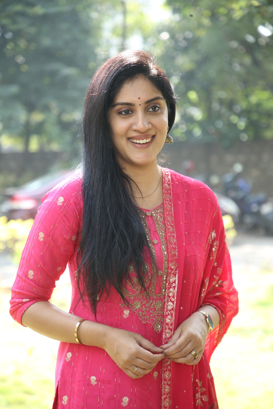 Dhanya Balakrishna elegant with timeless smile and style