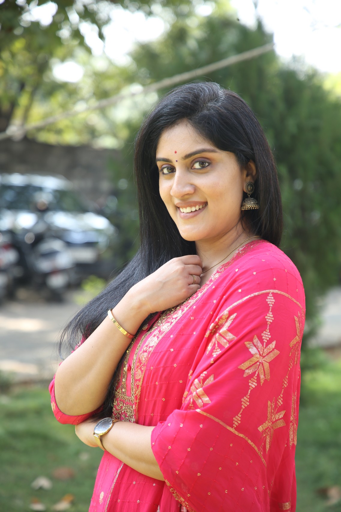 Dhanya Balakrishna radiant in pink with confident flair
