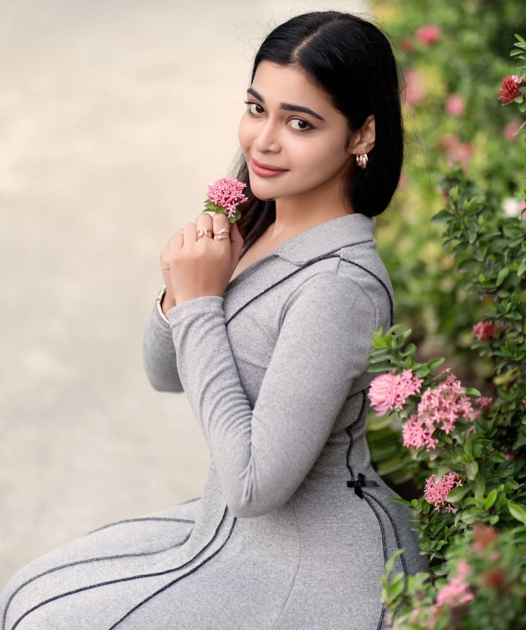 Dharsha Gupta radiating grace in simple blooming style