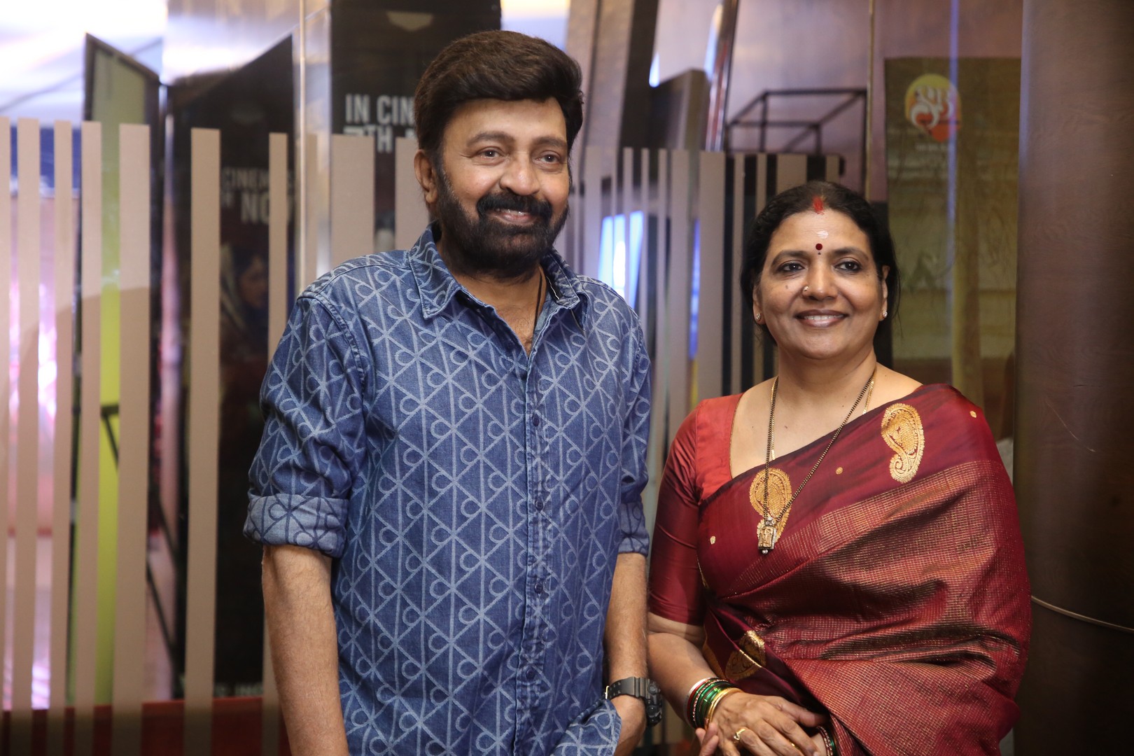 Dr. Rajasekhar Varadharajan and Jeevitha classic charm with graceful presence
