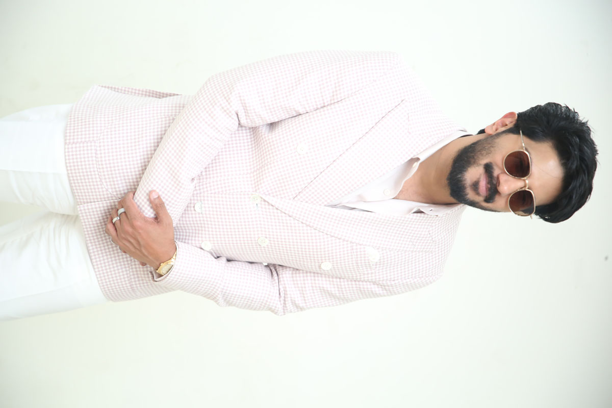 Dulquer Salmaan making white a bold fashion statement