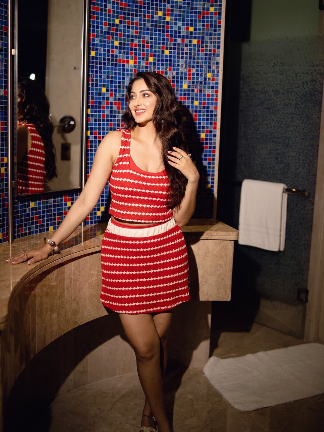 Eshaanya Mmaheshwari blends retro charm with modern elegance