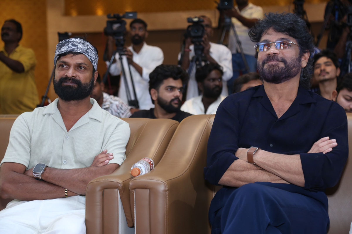 William J David and Nagarjuna Akkineni seated together