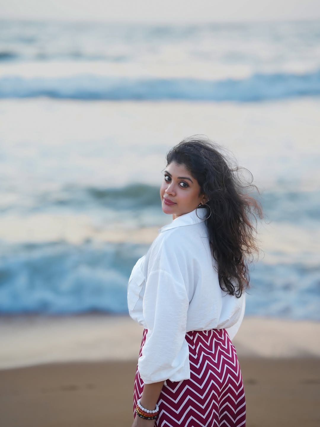 Gayathri Shan embracing coastal chic with effortless style