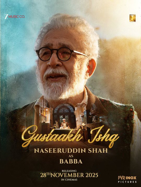 Naseeruddin Shah as Babba in Gustaakh Ishq