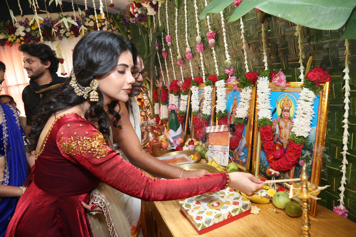 Malina lighting ceremonial diya at movie launch