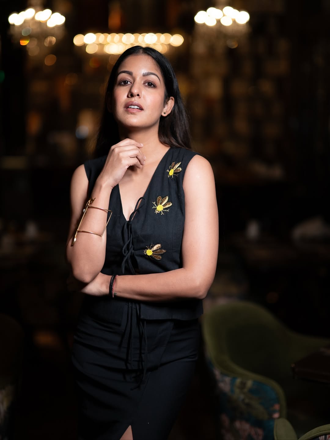 Ishita Dutta Sheth elegant in sleek black confidence