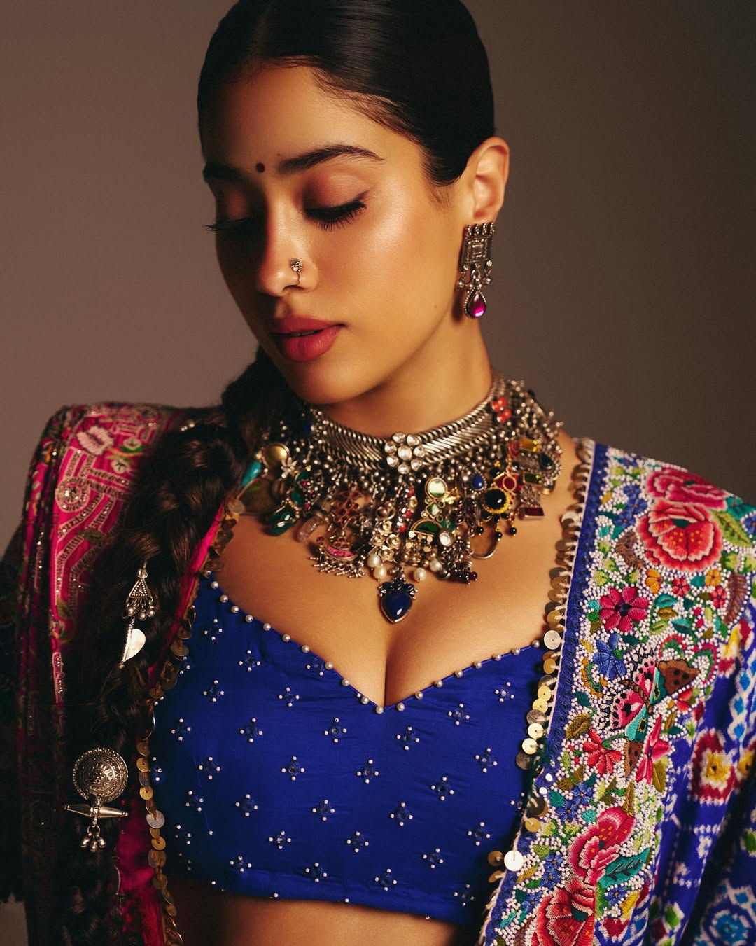 Janhvi Kapoor blending traditional glamour with modern poise
