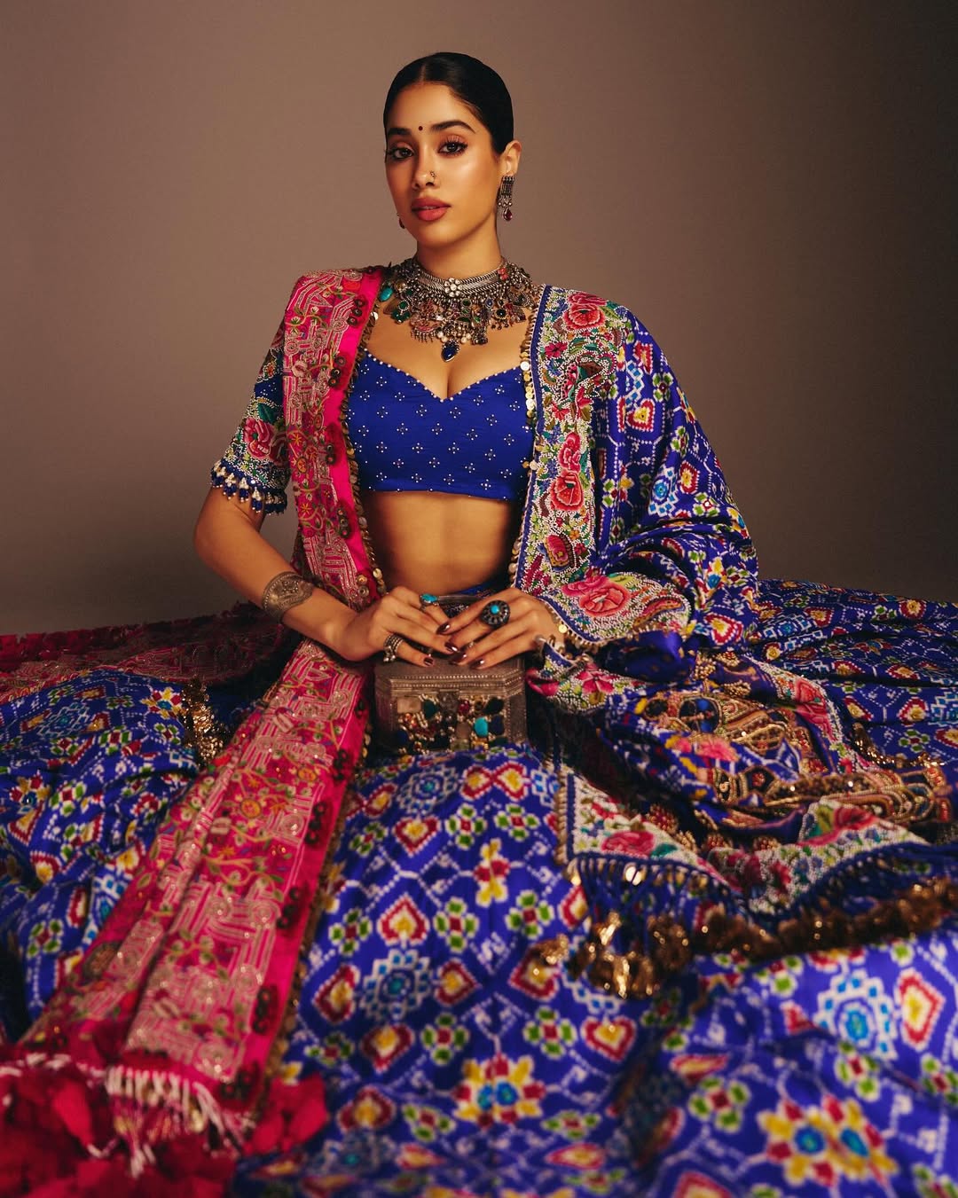 Janhvi Kapoor channeling timeless elegance with playful charm