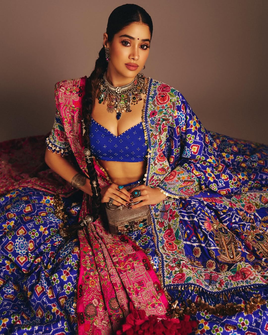 Janhvi Kapoor elevating traditional glam with haute couture flair