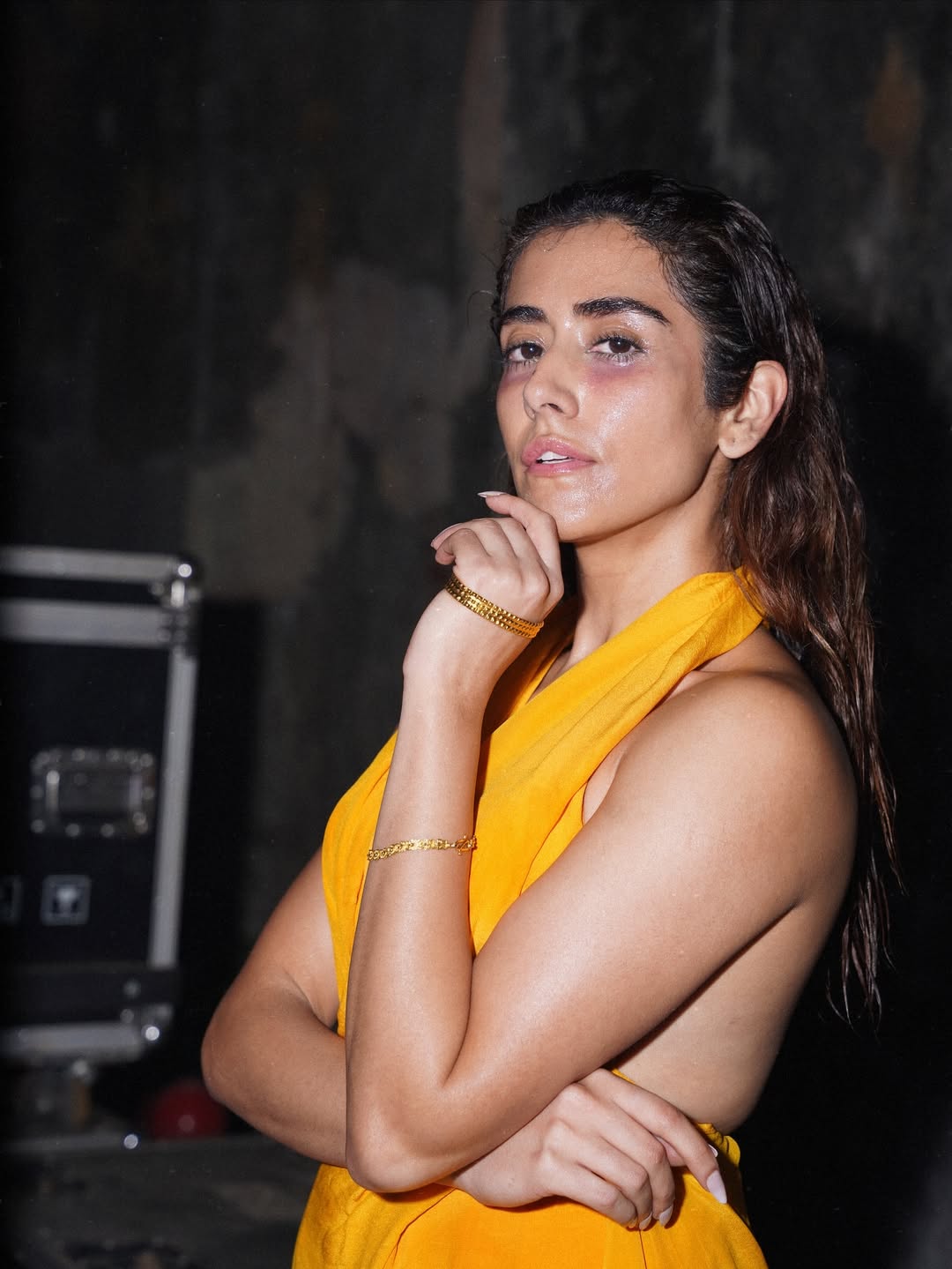 Jonita Gandhi stunning in a vibrant yellow showstopper look