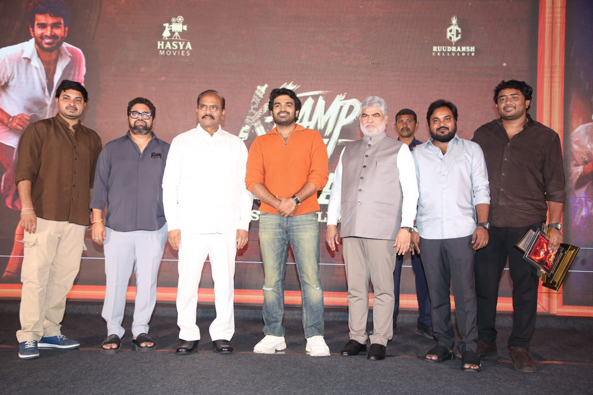 K-Ramp cast posing for press photographers