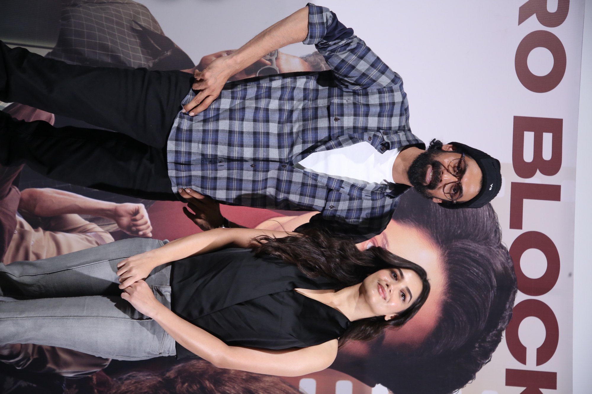 Rana Daggubati and Bhagyashri Borse posing together