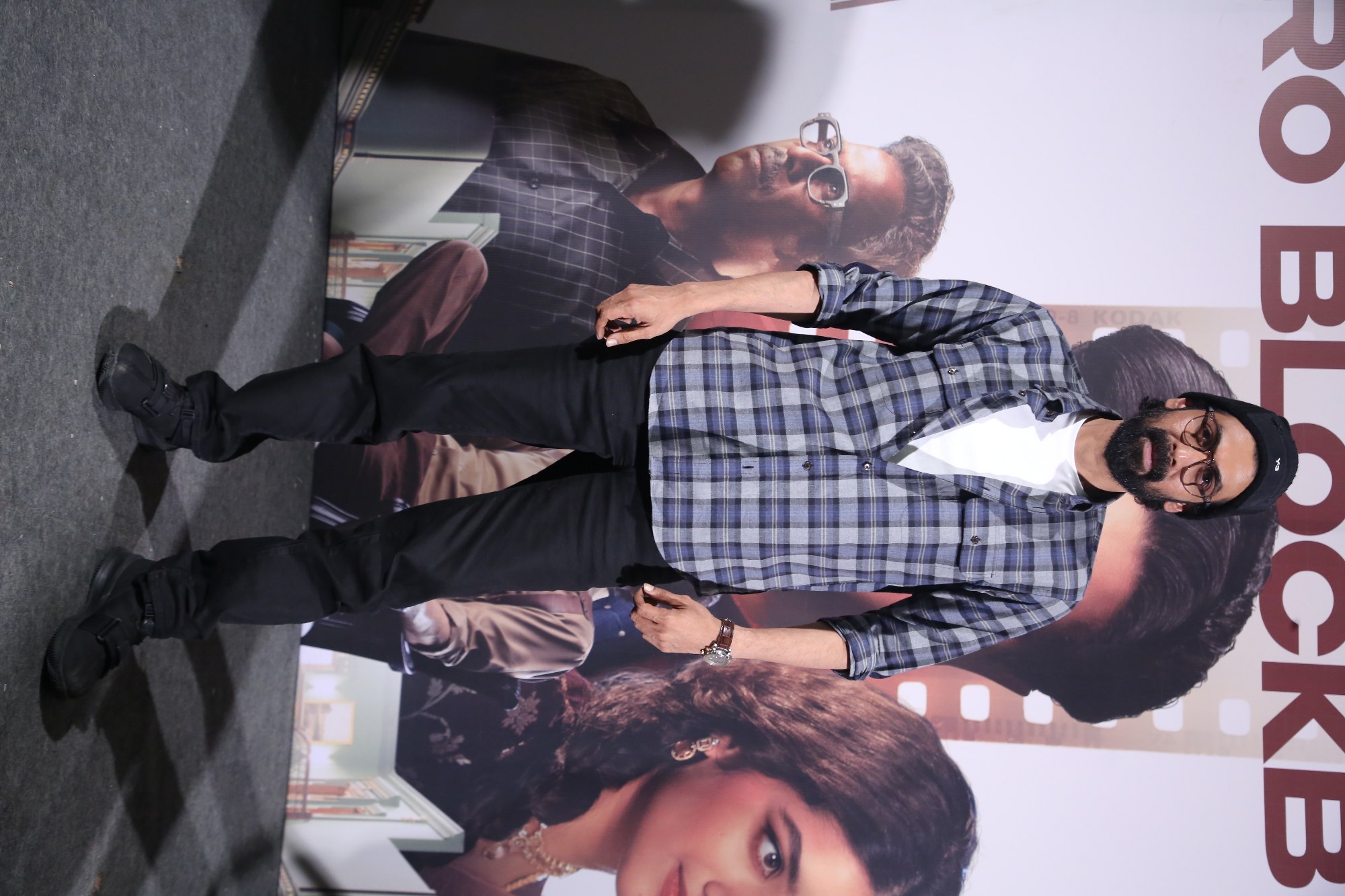 Rana Daggubati posing for media