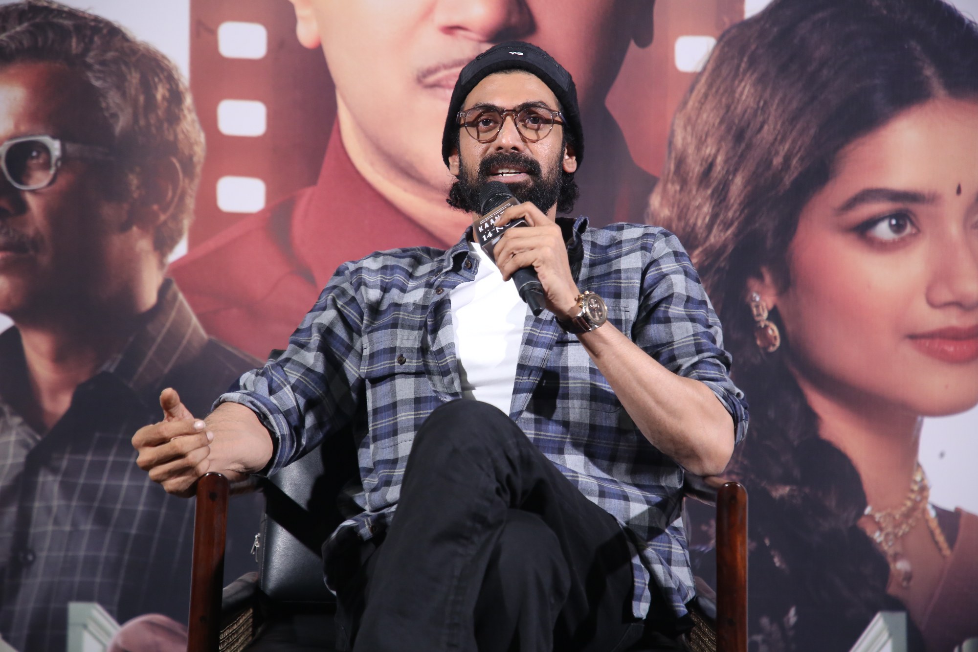 Rana Daggubati interacting with media