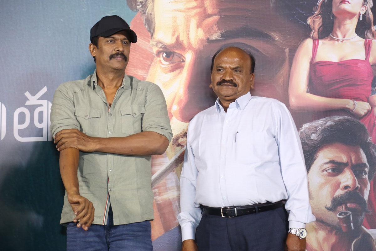Samuthirakani spotted at Kaantha trailer launch