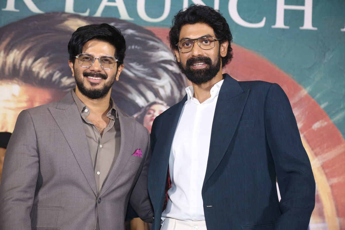 Dulquer Salmaan and Rana Daggubati pose together