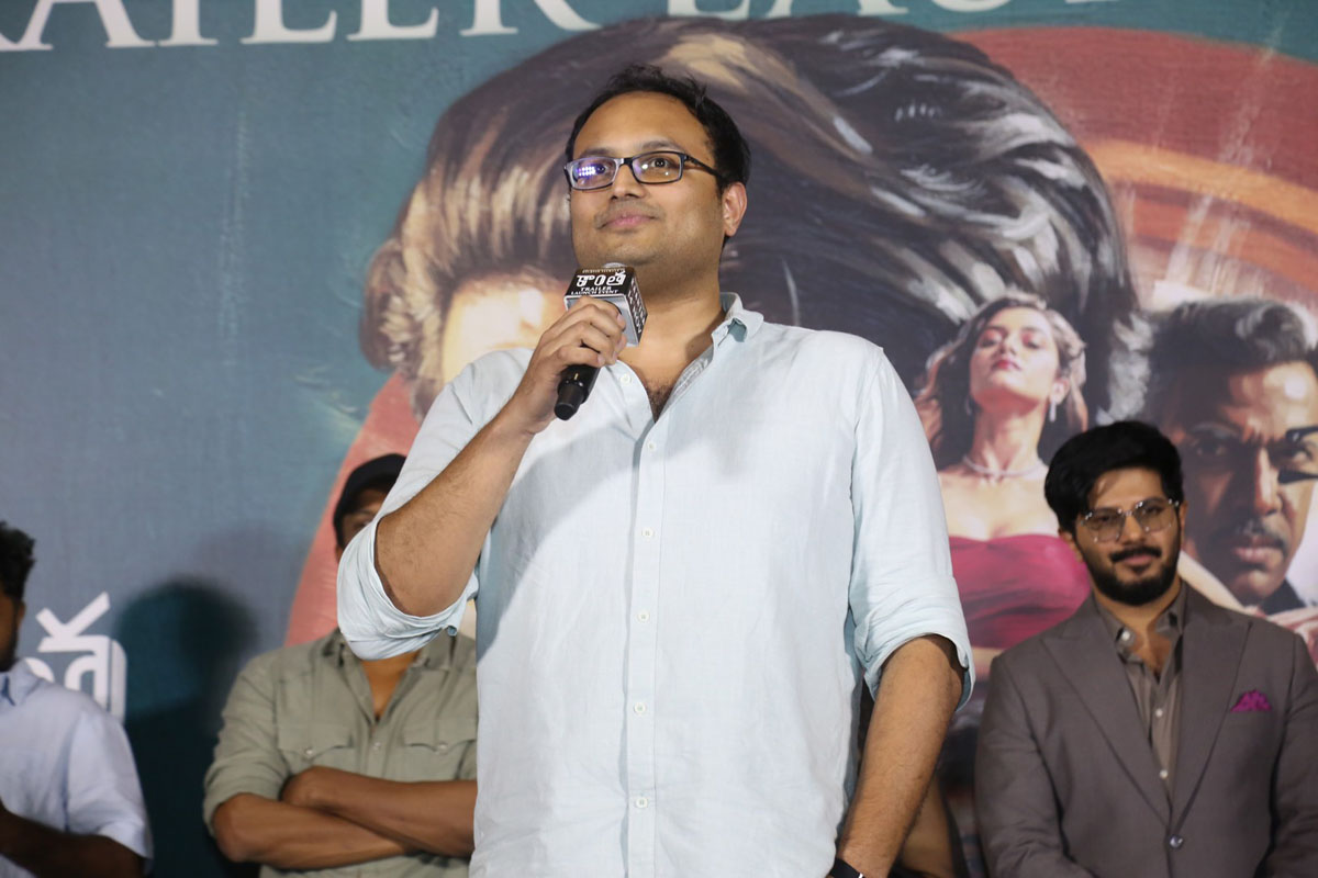 Producer Prashanth Potluri speaking at event