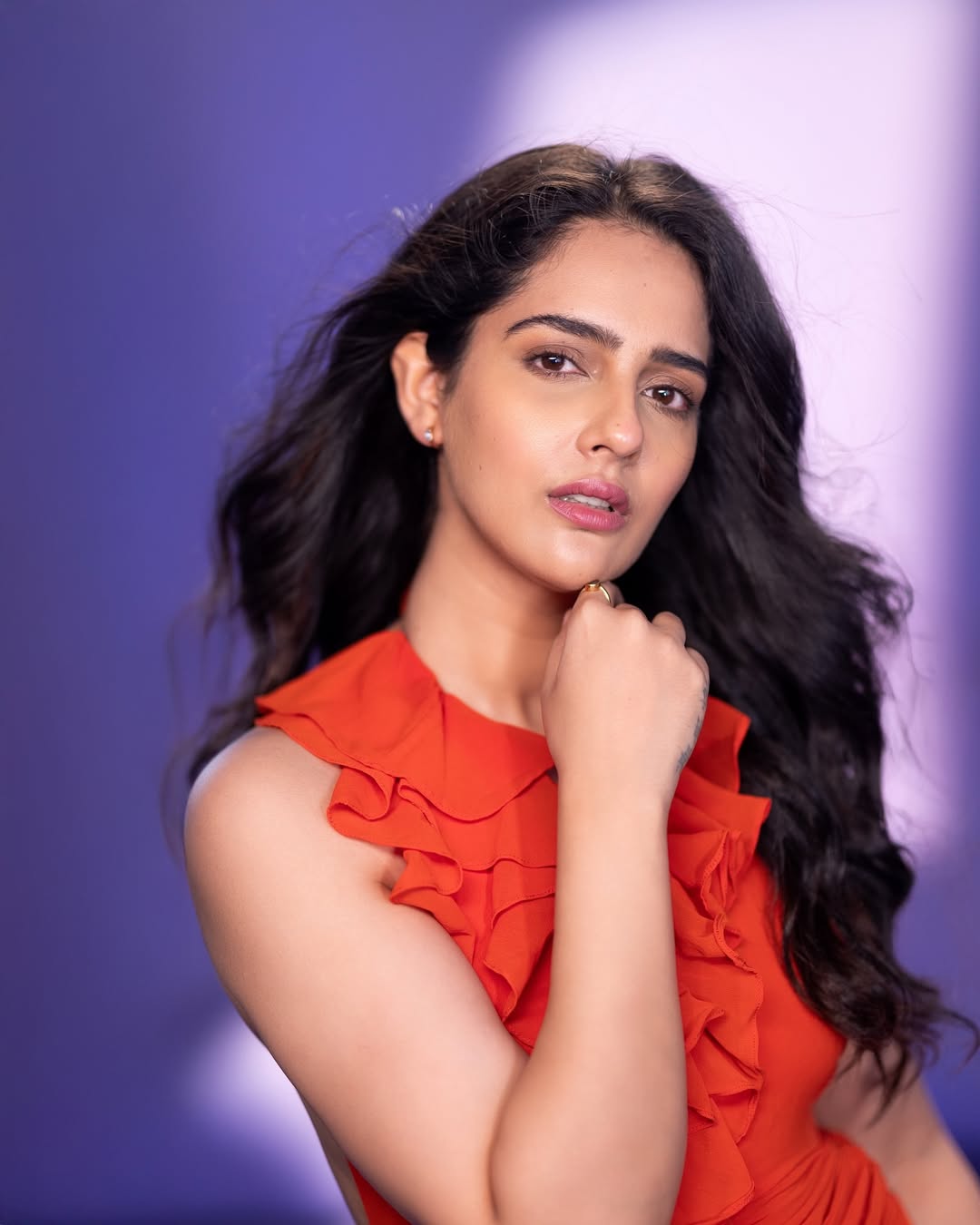 Malvi Malhotra striking boldly in daring red look