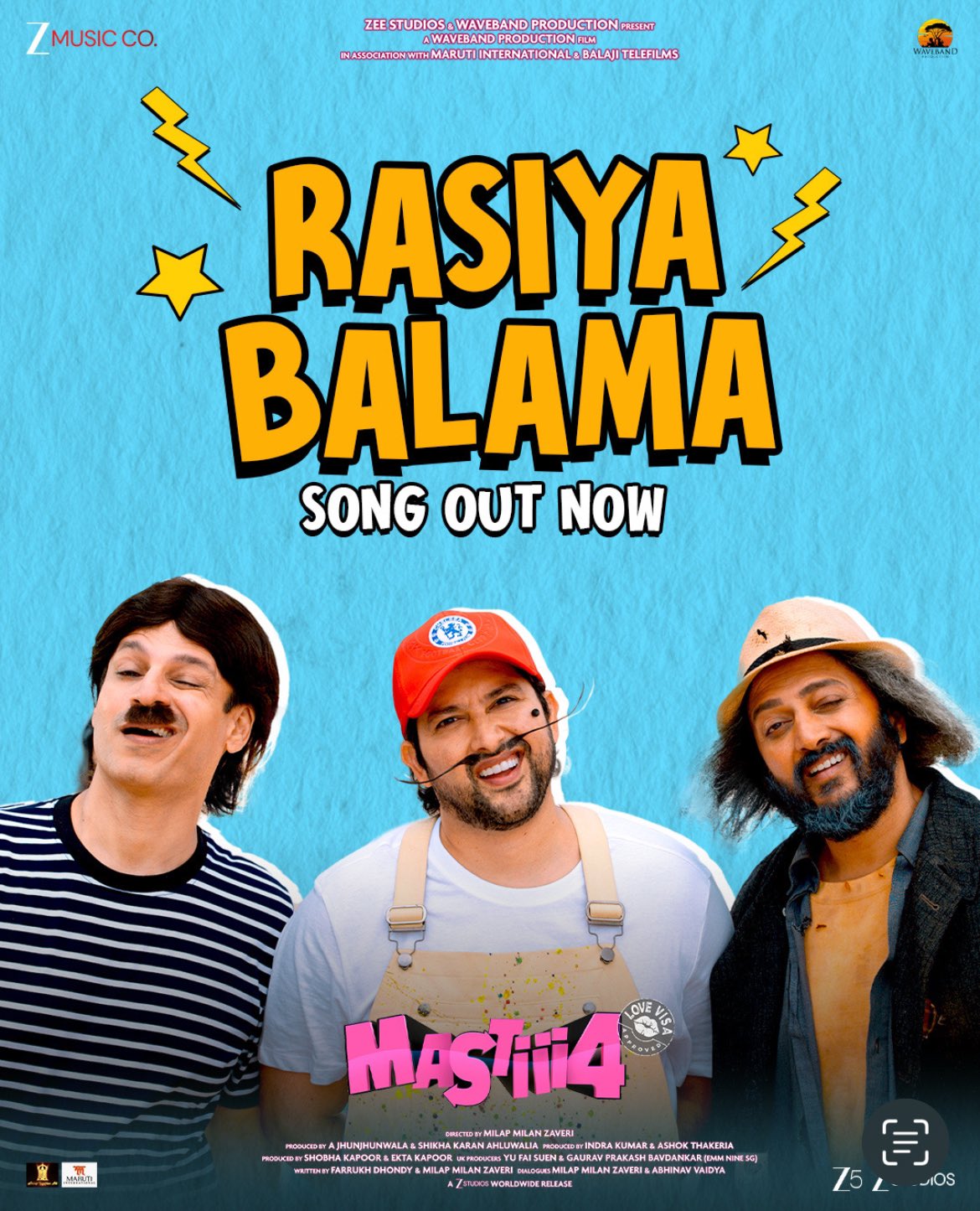 Mastiii 4 Rasiya Balama song release