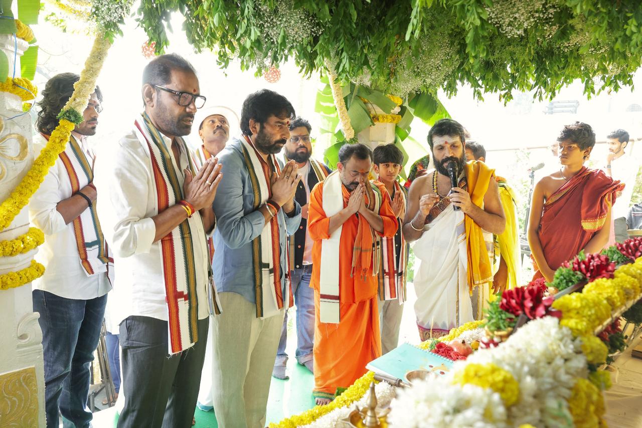 Balakrishna participating in pooja rituals