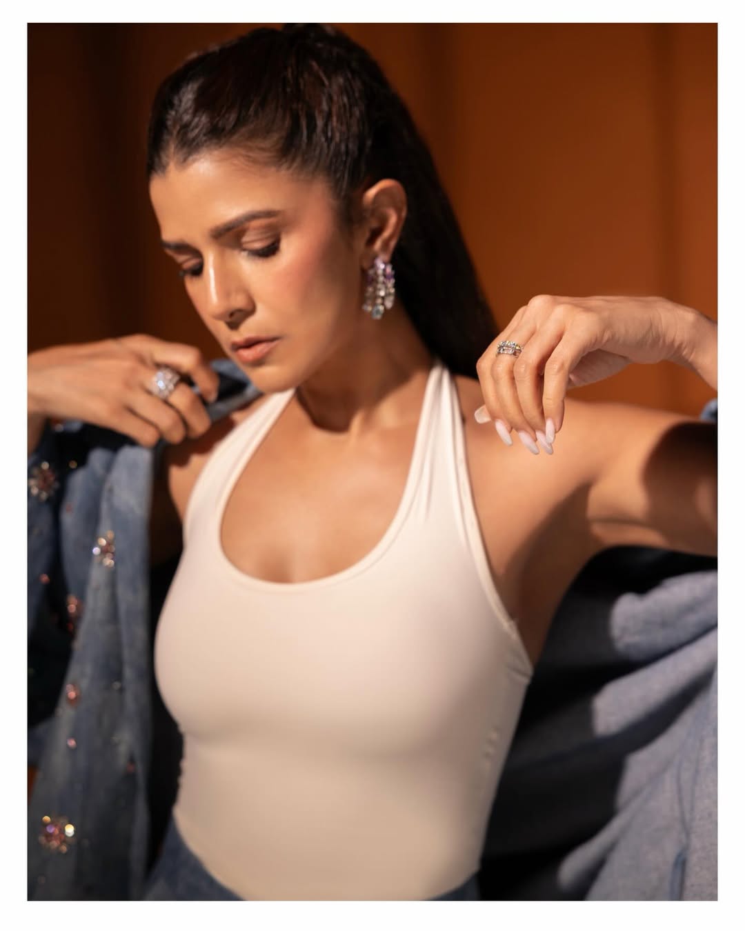 Nimrat Kaur turning a simple tank into couture