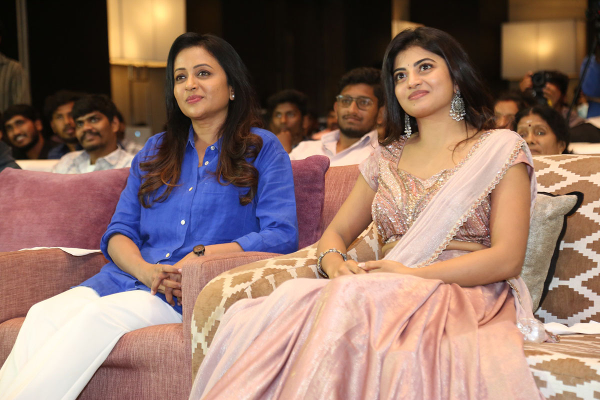 Suma with Anandhi seated at event