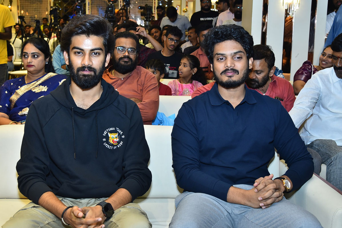 Sathvik Varma and Akash Puri seated together