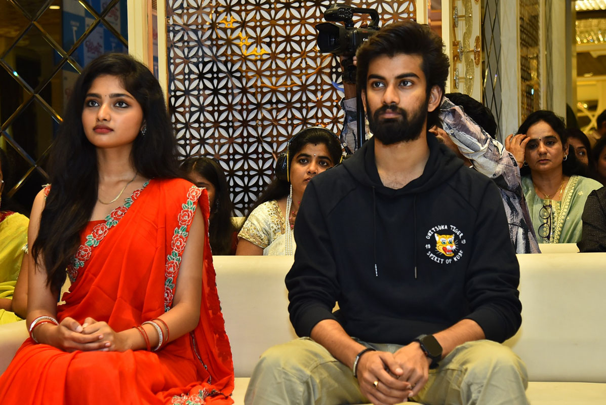 Sathvik Varma and Preethi Neha seated together