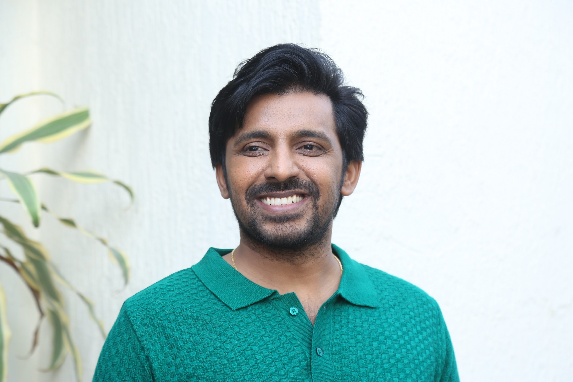 Priyadarshi showcasing effortless style with a playful smile