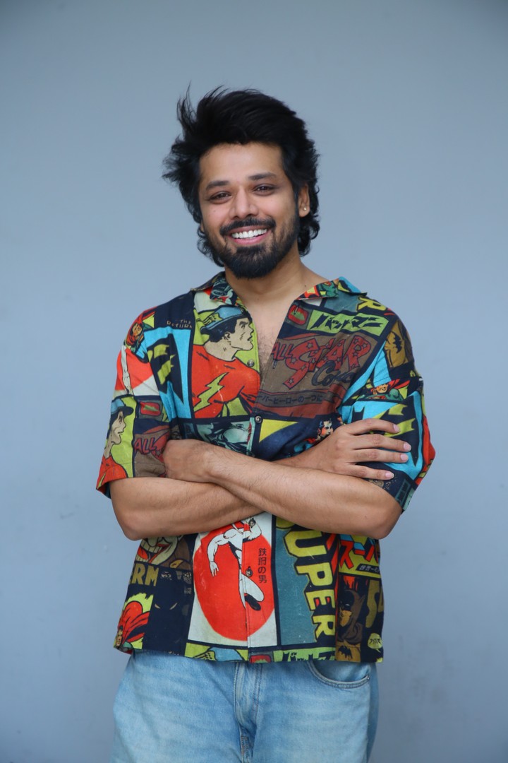 Shree Nandu solo media photoshoot pose