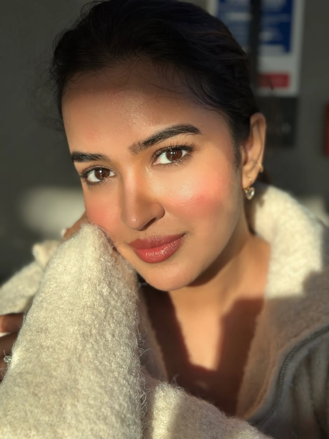 Pujita Ponnada effortlessly chic in stylish sweater